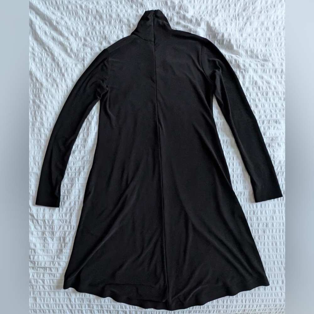 Norma Kamali Black Long Sleeve Dress - Picture 1 of 2